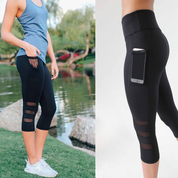 Color Block Black Normal leggings