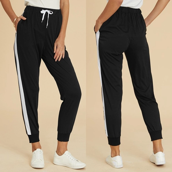 Casual Colorblock Athletic Pants