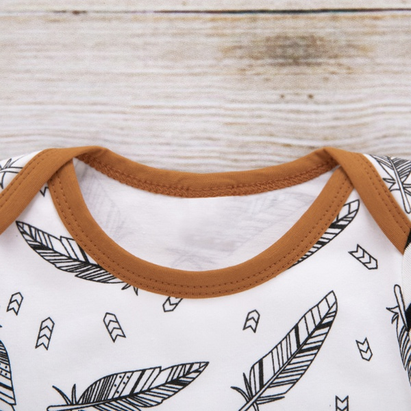 3-piece Long Sleeve Striped Baby Cotton Outfit