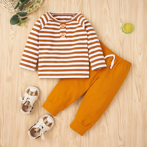 Baby Boy Casual Striped Sets