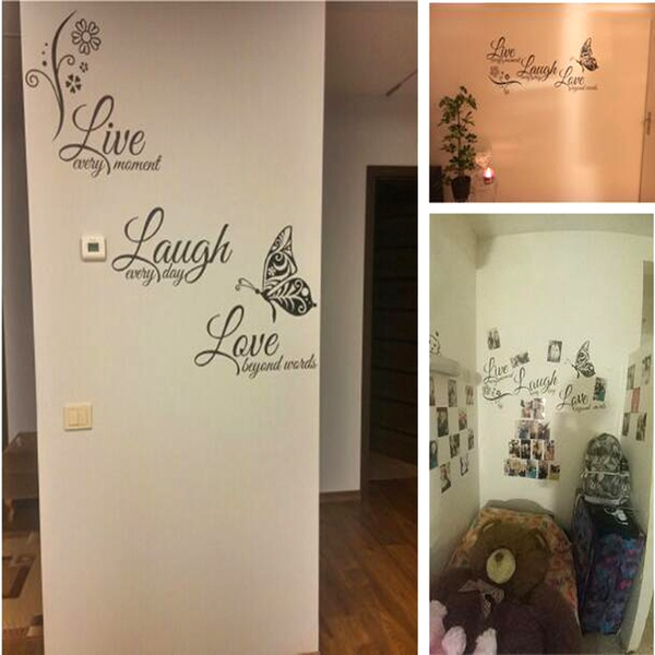 “Live Laugh Love” Wall Sticker
