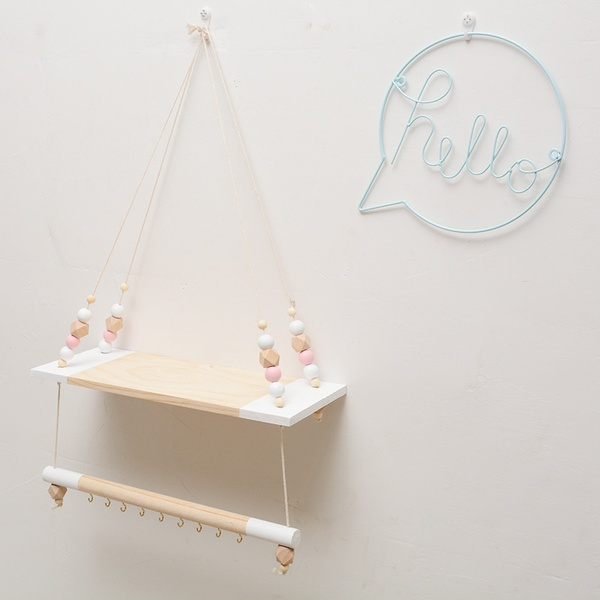 Wooden Hanging Storage Plate
