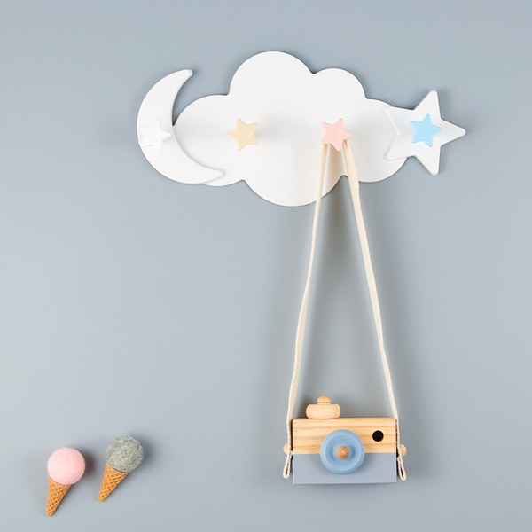 Plastic Cloud Star Stick Children’s Room Decor Hanging Wall Decor