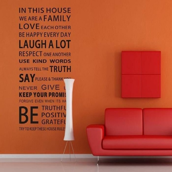 Removable Allover Letter Wall Sticker
