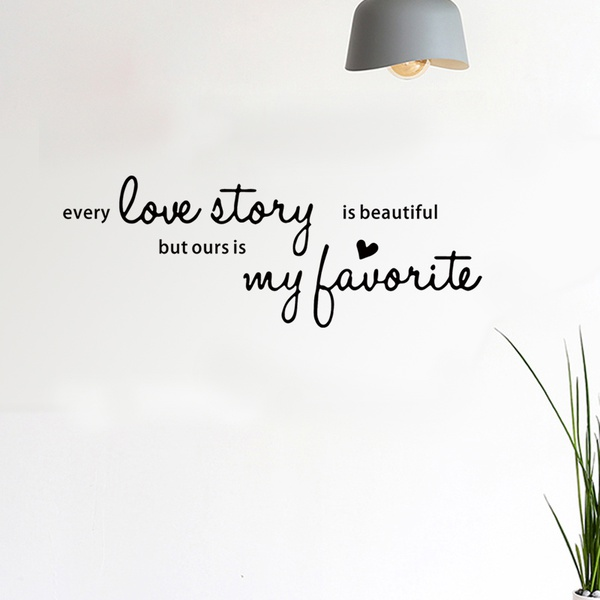 Letter Wall Sticker Carved