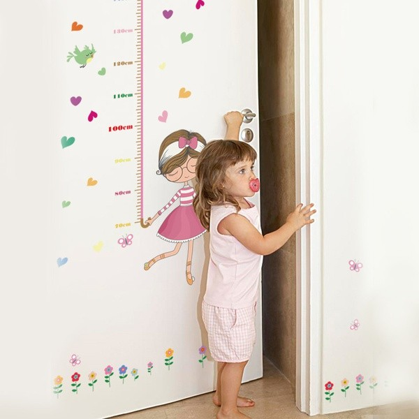 Umbrella Design Height Chart Wall Decor