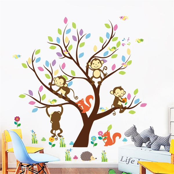 Cartoon Animal Wall Sticker