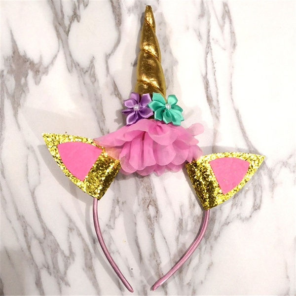 Girl’s Party Unicorn Design Hair Hoop Hair Clasp