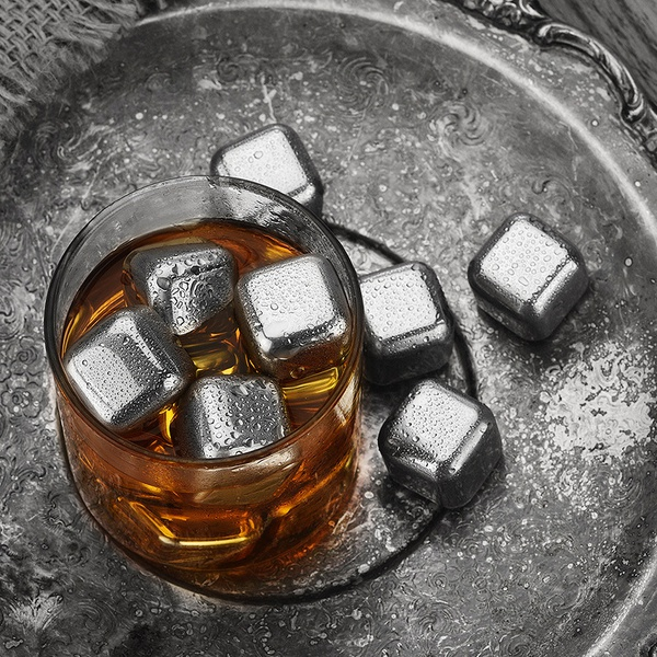 304 Stainless Steel Chilling Reusable Ice Cubes Freeze Ice Grains