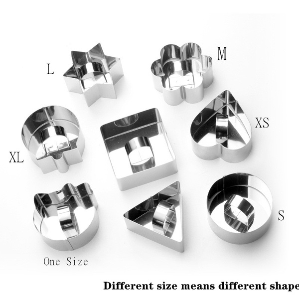 Stainless Steel Rings Mousse Cake Mold with Pusher 3.15in Diameter