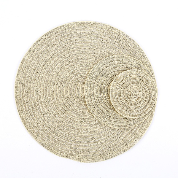 Cotton Braided Placemat Kitchen Table Heat Shield