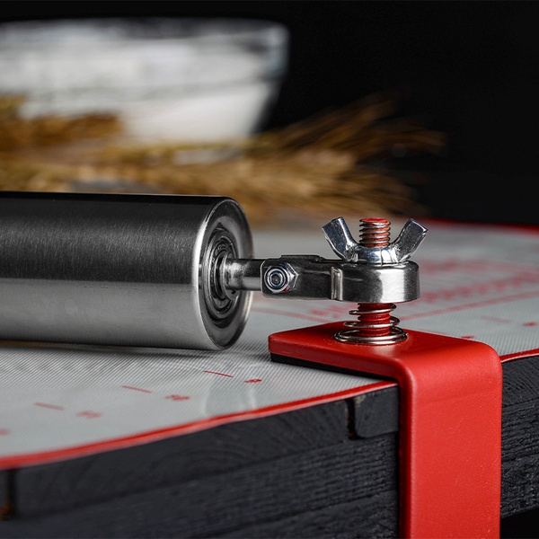 Desktop Fixed Easy Operate Rolling Pin Stainless Steel Roller Pin