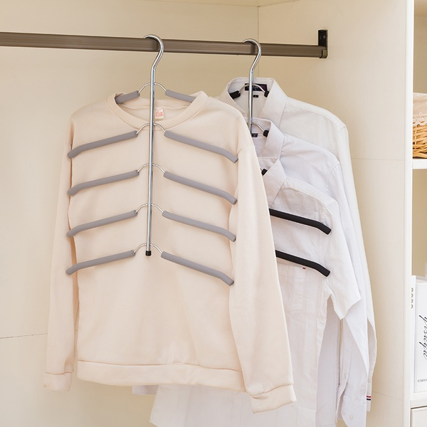 Multi-Layer Anti-Slip Clothes Hangers Laundry Rack