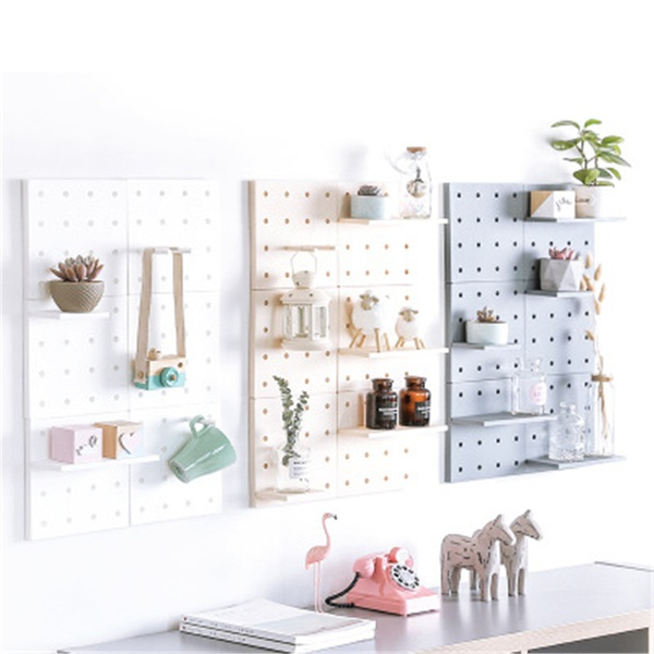 Peg Board Home Wall Hanging Rack