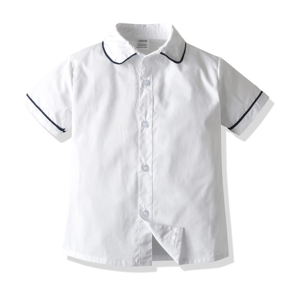 2-piece Baby / Toddler Boy Gentleman Bowknot Shirt and Suspender Shorts Set