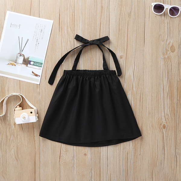 Baby / Toddler Solid Strappy Top and Striped Pants Set