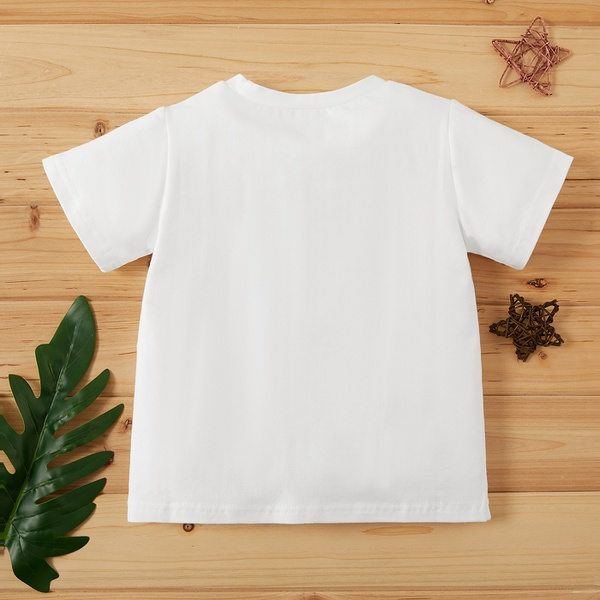 Baby / Toddler Boy Letter Print Short-sleeve Tee