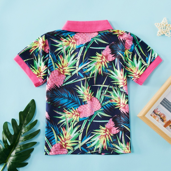 Baby / Toddler Boy Stylish Pineapple Allover Shirt