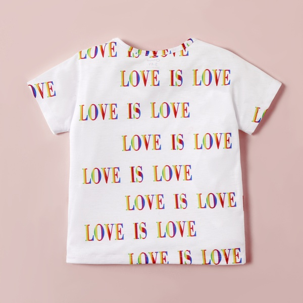 Toddler Pretty Letter Print Tee