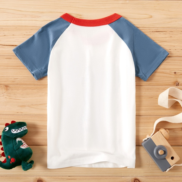 Baby / Toddler Boy Adorable Dinosaur Print Colorblock Tee