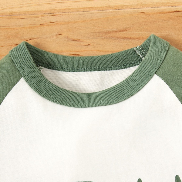 Baby / Toddler Boy Letter Print Long-sleeve Tee