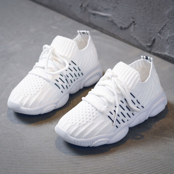 Toddler Boy / Girl Trendy Solid Mesh Breathable Athletic Shoes