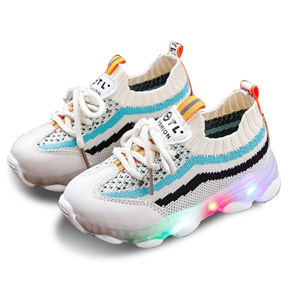 Toddler / Kid Fly- Knitted LED Athletic Shoes