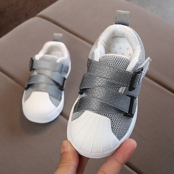 Toddler / Kids Breathable Mesh Surface Solid Sneakers