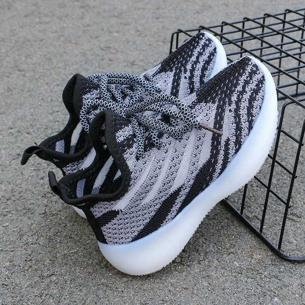 Kids Breathable Net Surface Lace-up Sneakers