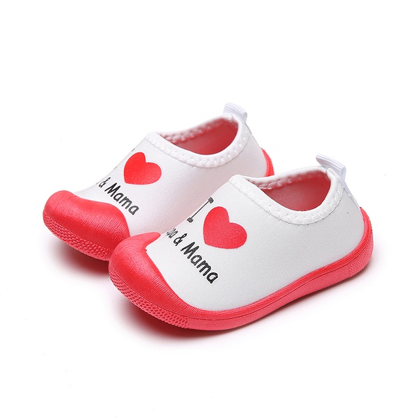 Toddler Letter Print Elasticity Causal Shoes