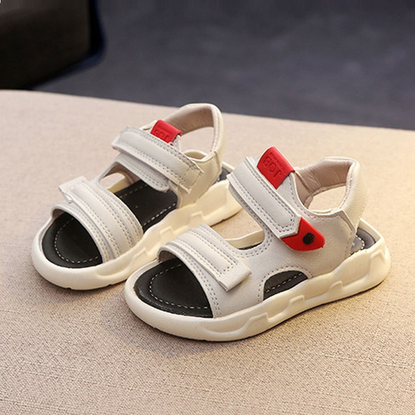 Toddler / Kid Solid Velcro Closure Sandals Shoes