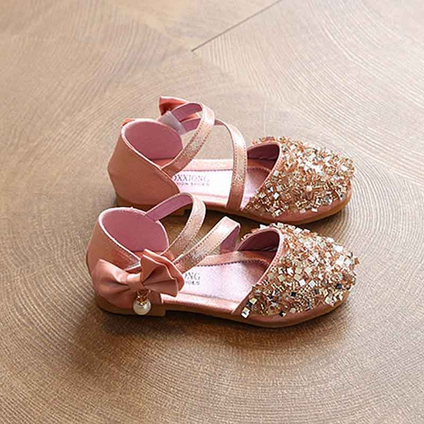 Pretty Glitter Sequin Flats for Toddler Girl and Girl