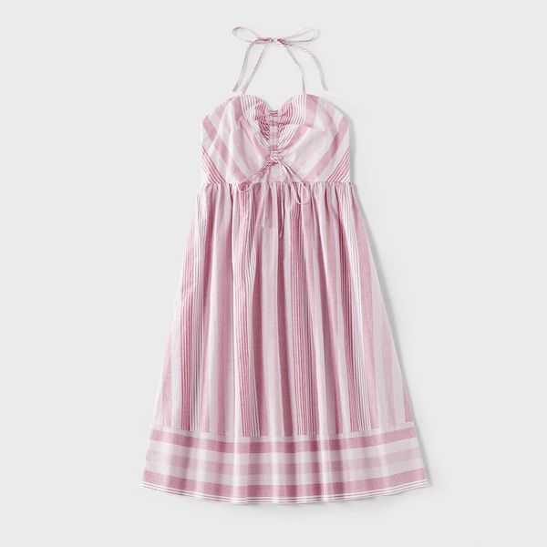 Mosaic Family Matching 100% Cotton Striped Series Sets(Tank Dresses – Rompers – Tops)