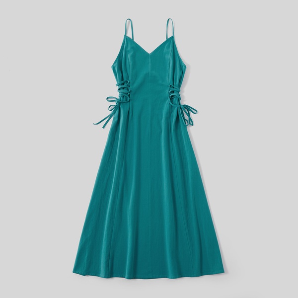 Mosaic Family Matching Turquoise 100% Cotton Sets (Tank Dresses – Rompers – Tops)