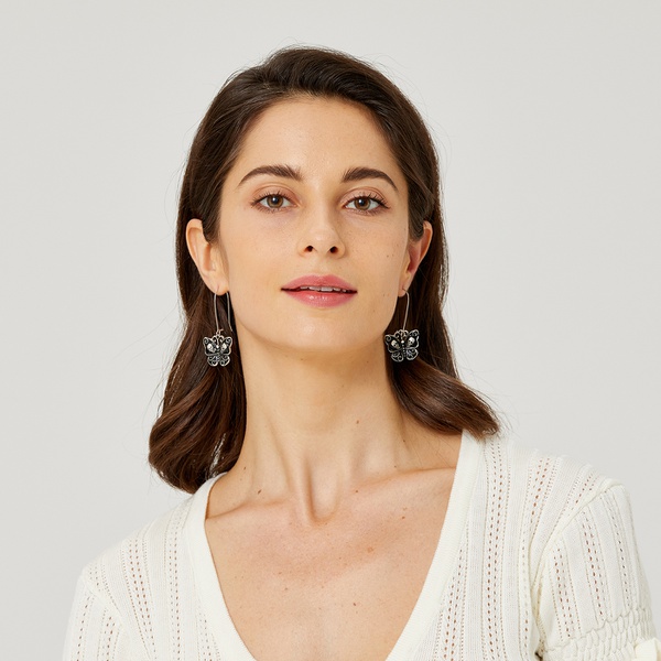 The butterfly skeleton Earings