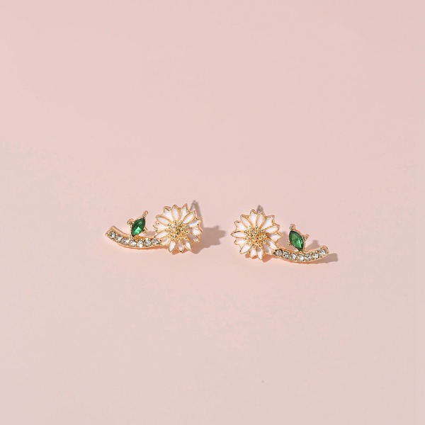Floral Daisy earrings female sun flower earrings Gift