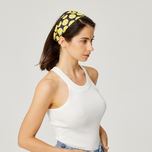 Tennis Ball Printed Sports Headband