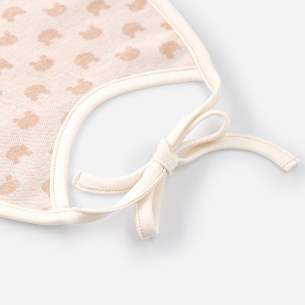 4-pack Striped Cotton Bibs