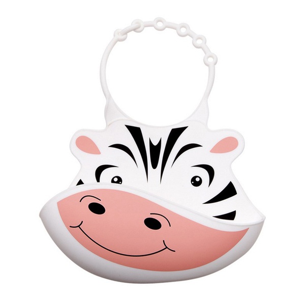 Cartoon Silicone baby Bibs Toddler saliva pocket super soft Waterproof Bibs Adjustable Baby Aprons Bibs