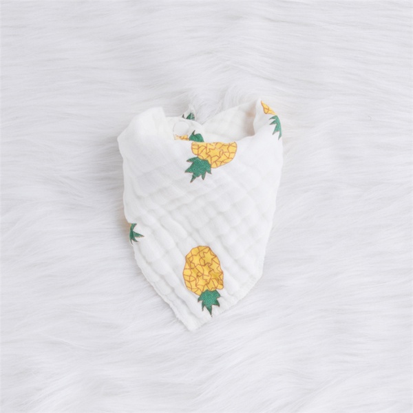 5-pack Fruit Print Bibs Set