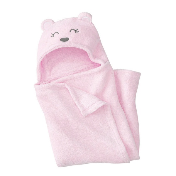 Cartoon Bear Design Baby Cotton Bathrobe