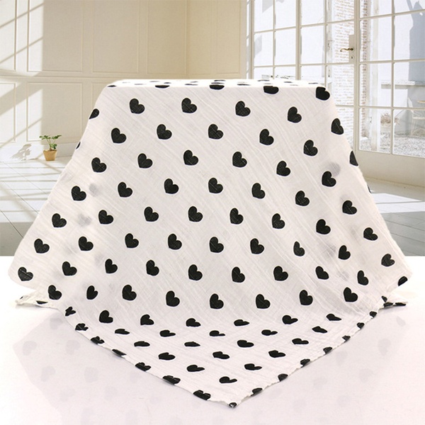 Bottle Print Muslin Cotton Swaddle