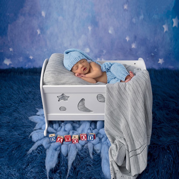 2-piece Baby Photography Prop Pants and Hat Set for Newborn Souvenir