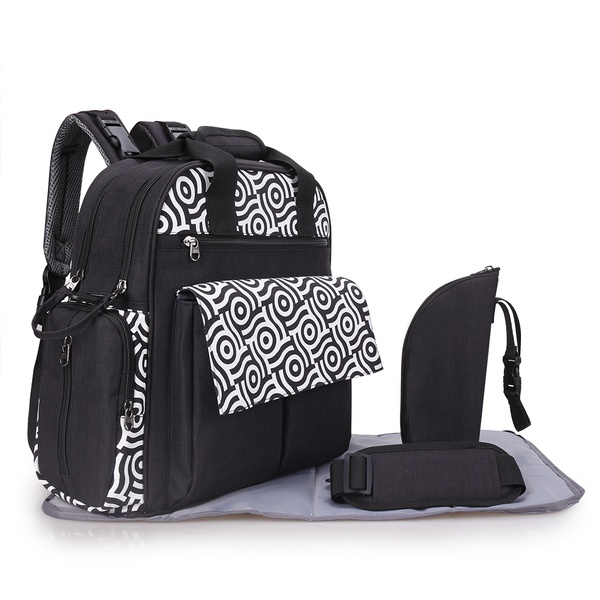 Portable Diaper Bag Backpack with Changing Pad