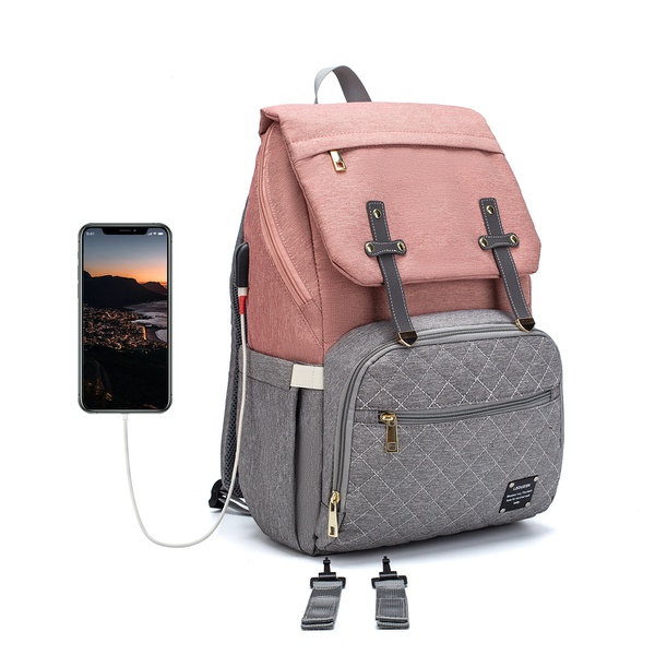 New Multicolorful Diaper Bag Backpack Large Capacity, Durable Maternity Travel Backpack for Baby Care