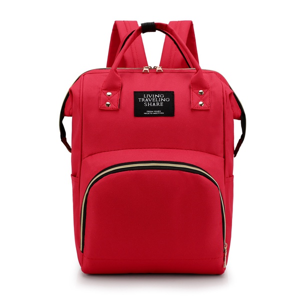 Multifunction Solid Waterproof Large Capacity Diaper Bag Backpack