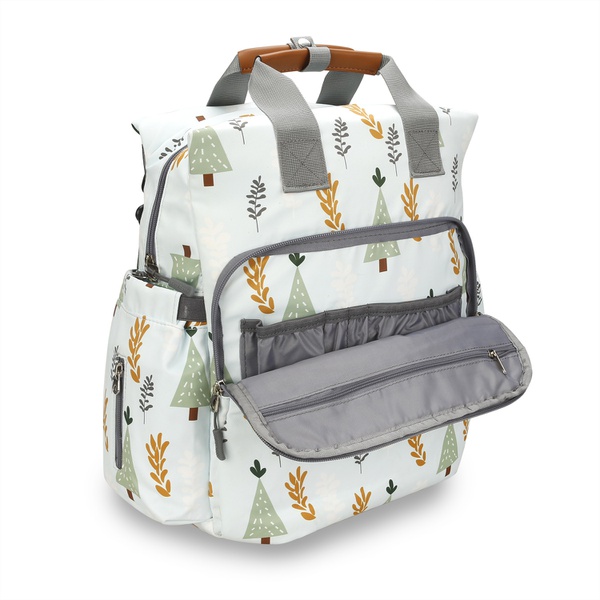 Cartoon Print Large Capacity Diaper Bag Backpack