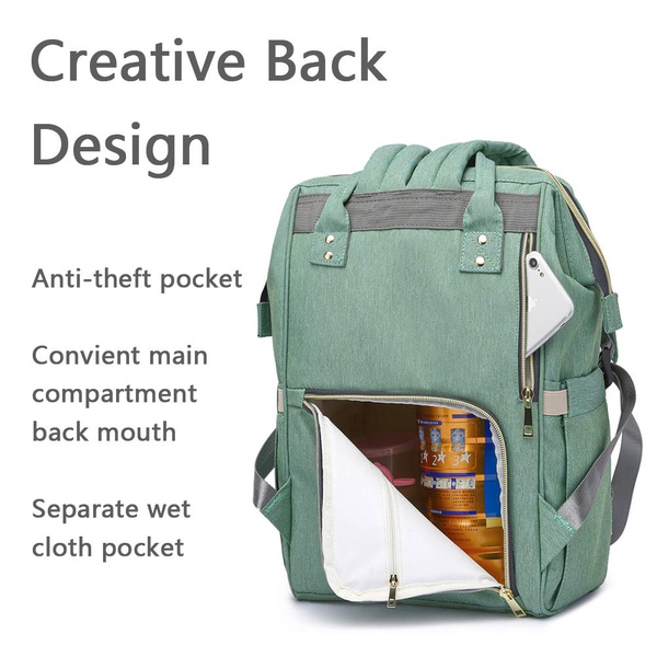 Waterproof Diaper Bag Backpack