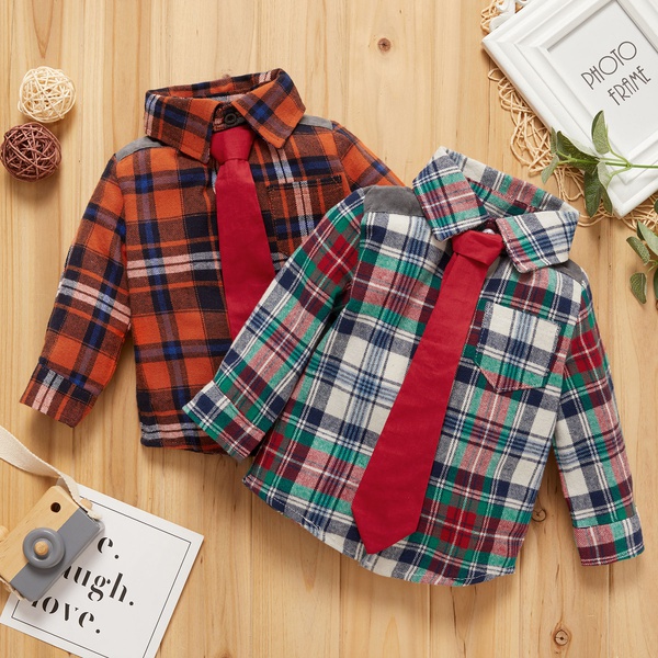 Baby Boy Plaid Shirt