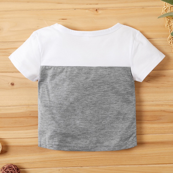 Baby Boy Casual Letter Moustache Top